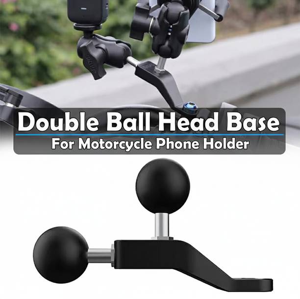 ASRYD 1 inch Ball Mount Holder with Threaded Bolt 1/4-20 Compatible Bike Mobile Holder