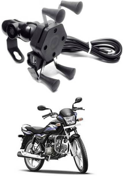 Enfield Works X-Grip Mobile Holder With USB Charger For Bike EW-3236 Bike Mobile Holder