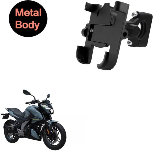 Vagary 360 Degree Metal Body Universal Mobile Holder for Bajaj Pulsar N160 Bike Mobile Holder