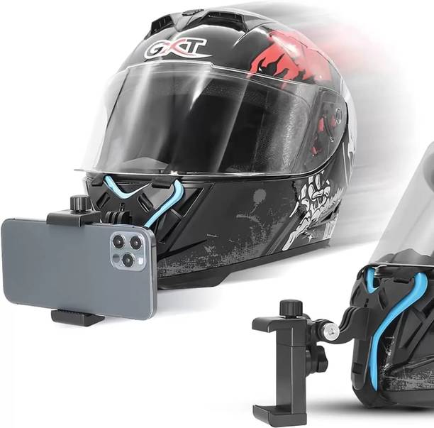 SRPHERE Helmet Chin Strap Mount with Mobile Clip & Screw Compatible with All Smart Bike Mobile Holder