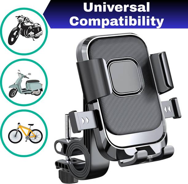 Paceview adjustable anti shake cycle & bike mobile stand for all mobile waterproof Bike Mobile Holder