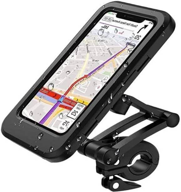 TROST Universal Waterproof Bike/Motorcycle Phone Holder 360° Rotation Touch Case Mount Bike Mobile Holder