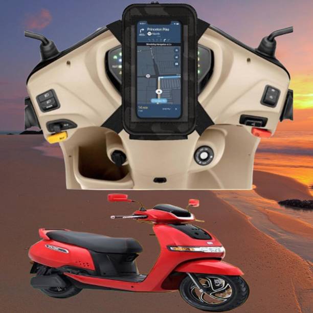 Hench Mobile Holder Pouch Bag for Scooty Activa Jupiter Ola All Scooter 8 Inch-78 Bike Mobile Holder