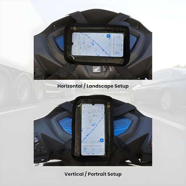 Hench Mobile Holder for Scooty Scooter Phone Pouch for All Scooty Bike Mobile Holder