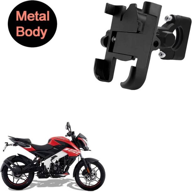 Vagary 360 Degree Metal Body Universal Mobile Holder for Bajaj Pulsar N150 Bike Mobile Holder