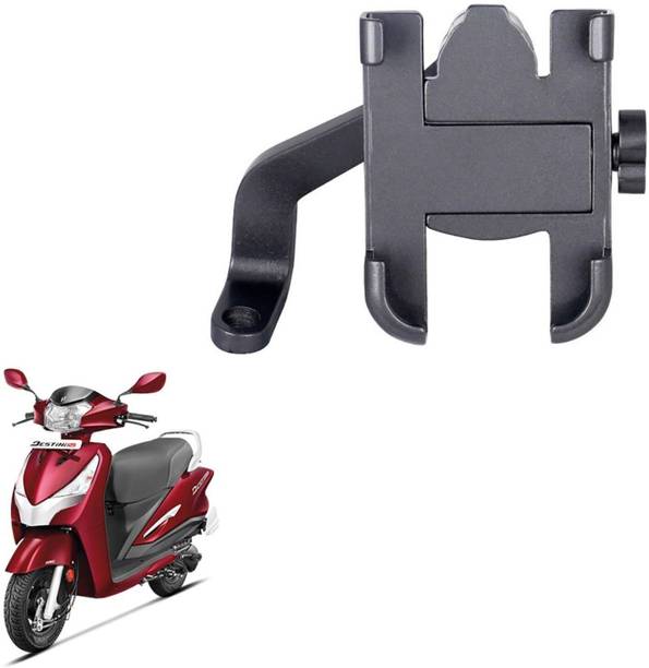 ASRYD Universal Bike Mount Holder Version 2 Metal Body 360 Degree Rotating Mirror B1 Bike Mobile Holder