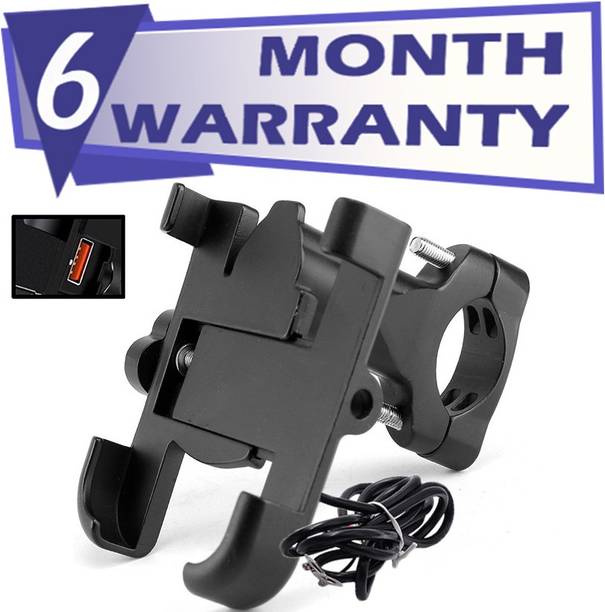DAZZRIDE Universal Bike Mount Holder Metal Body 360 Degree Rotating Handlebar Metal Body Bike Mobile Holder