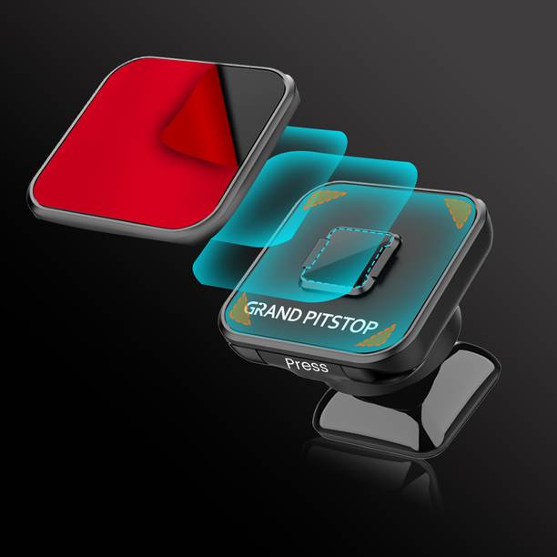 GrandPitstop Quick Lock GEN-1 with in-built MAGNETIC LOCK Mini Car Dashboard Mobile Holder Bike Mobile Holder