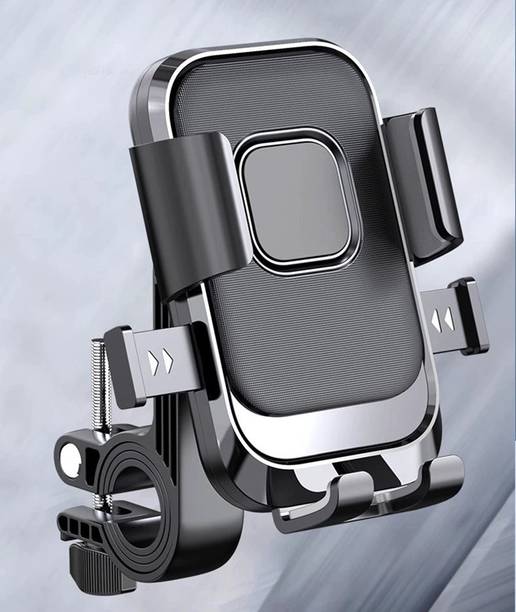 ऑटो पायलट adjustable anti shake cycle & bike mobile stand for all mobile waterproof बाइक मोबाइल होल्डर