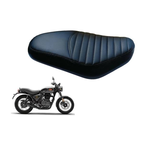 Hena HUNTER 350 Rolling Single Bike seat cover Black colour Single Bike Seat Cover For Royal Enfield NA