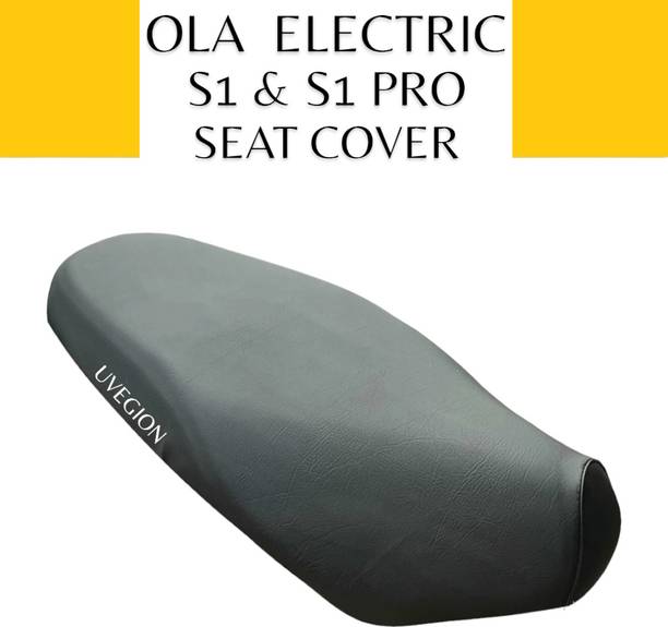 UVEGION OLA Electric S1 & S1 Pro PU Leather Scooter/Scooty Accessories एकल बाइक सीट कवर Ola S1, S1 Pro  के लिए