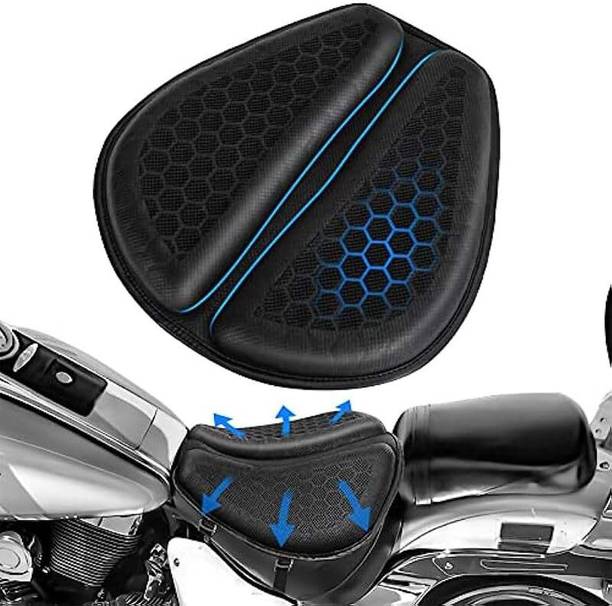 AADILOK Motorcycle Gel Seat Cushion| Shock-Absorbing Breathable Cooling Pad Long Rides Single Bike Seat Cover For Universal For Bike Universal For Bike
