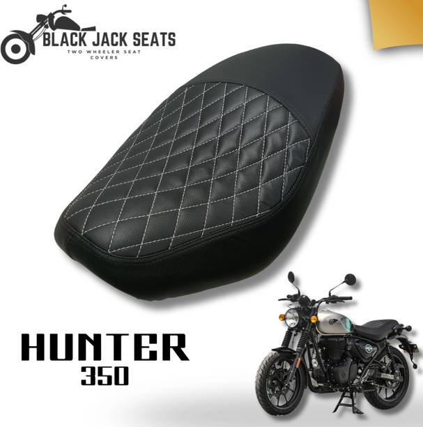 blackjackseats Hunter 350 Premium Diamond cut seat cover for Hunter 350 Single Bike Seat Cover For Royal Enfield Twin spark