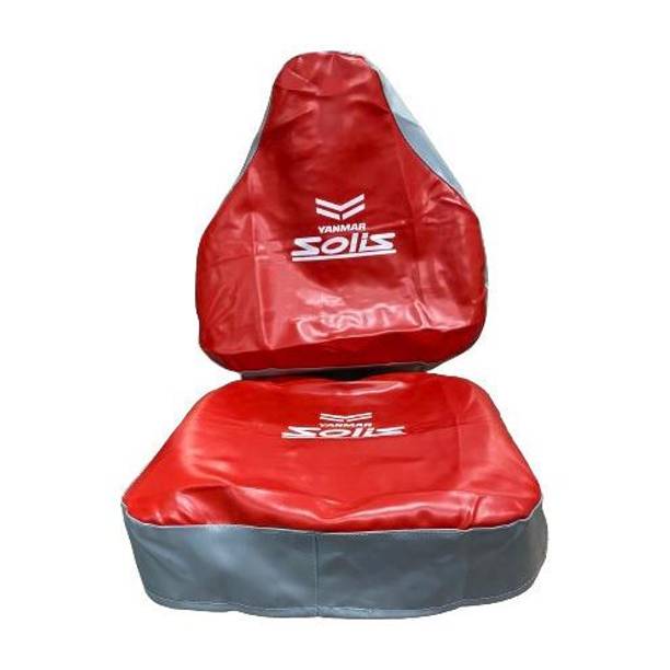 VARDHMAN IND TRACTOR DRIVER SEAT COVER PREMIUM FOR SOLIS TRACTORS Single Bike Seat Cover For NA NA
