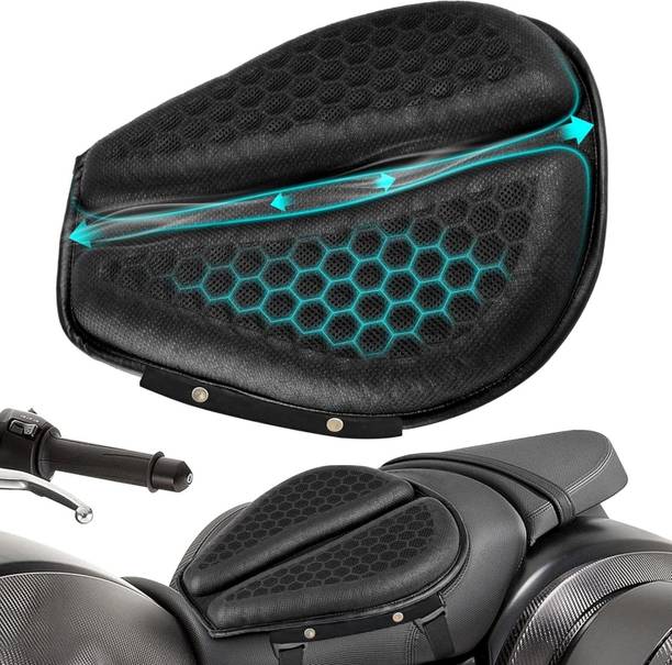 PilloWillo 3D-Gel Bike Seat Cushion | Shock-Absorbing Pad for Long Rides & Comfort | Single Bike Seat Cover For Universal For Bike Universal For Bike