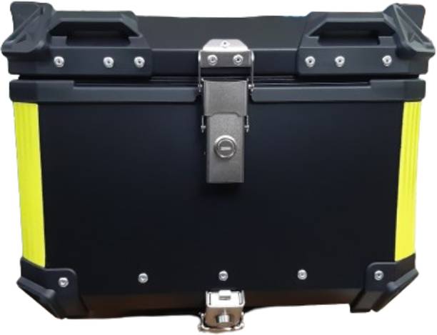 AutoPowerz 45L Motorcycle Top Case Aluminum Motorcycle Tail Box for Store Helmet Luggage Bike Storage Stand