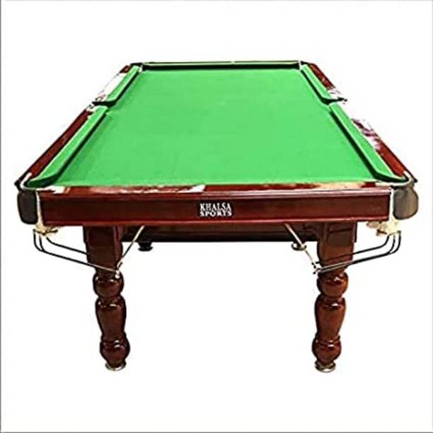 KhalsaSport Billiard Pool Table with Designing Legs Snooker Billiards Table