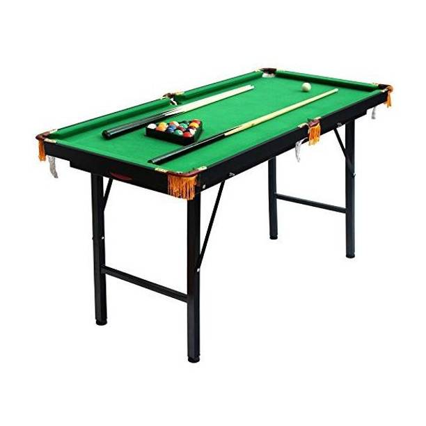 IRIS Folding Miniature Billiards Pool Table w/Cues and Balls ( 48 Inch ) Billiards Table