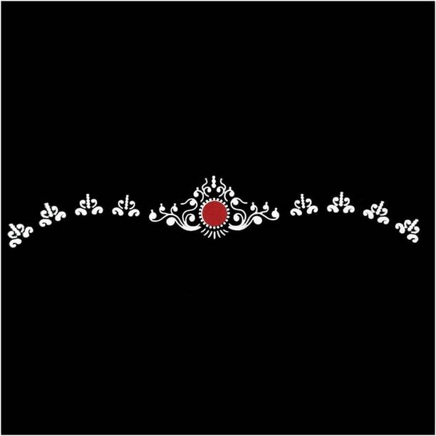 Comet Busters Traditional Bridal Bengali Wedding Bindi for Women (BIN1737) Forehead Red Bindis