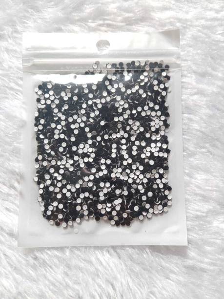 KRUPANIDHI FASHION Size 000 Forehead Black Bindis Forehead Black Bindis (Round) Women and Girls Black Bindis