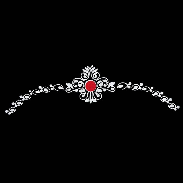 Comet Busters Traditional Bridal Bengali Wedding Bindi for Women (BIN1984) Forehead White Bindis