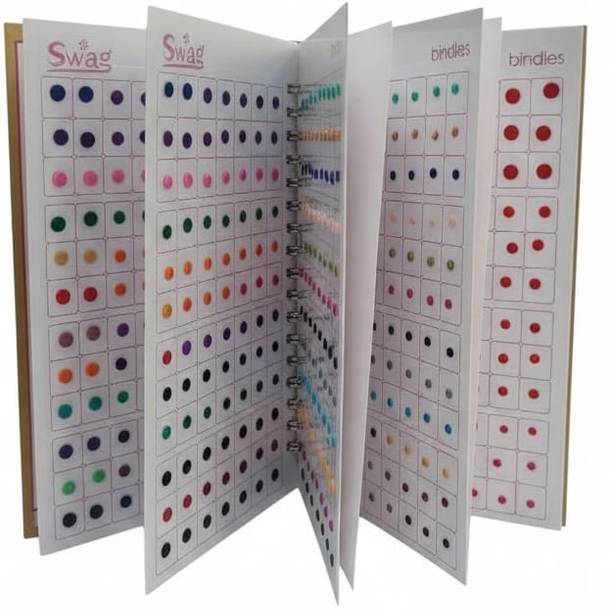 Swastik 576 BINDI BOOK A2 FOR HEAD Multicolor Bindis
