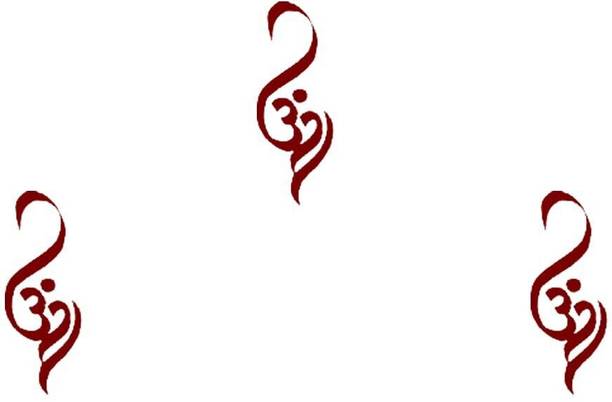 Comet Busters Designer Maroon OM Bindi foirhead Maroon Bindis