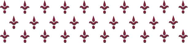 Comet Busters Abstract Designer Maroon Bindis Forehead Maroon Bindis