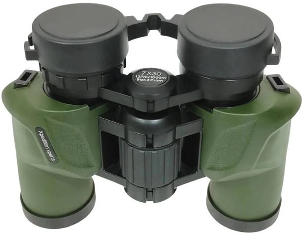 XPEDITION XPERTS Binocular 7X30 Green Small Heavy Gift Box BN-2233 Binoculars