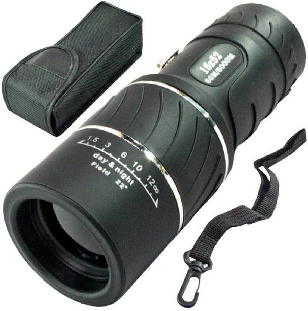 Justakeit 16X52 Powerful Prism Binocular Monocular Telescope with Pouch Monocular