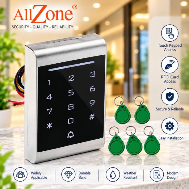 Allzone Access Control Device Password and Card Reader,12V for 2000 Users +5 KEYCHAIN Door Locks