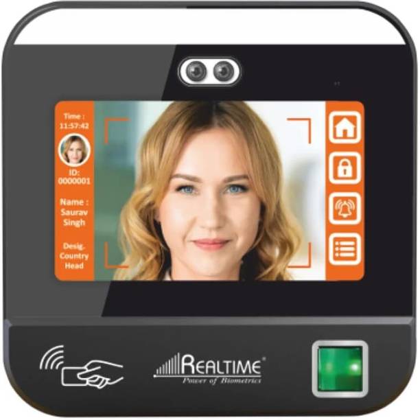 RICH POLO Pro 304F+ Face Recognition Biometric Attendance Machine with Fingerprint Scanner Access Control, Time & Attendance