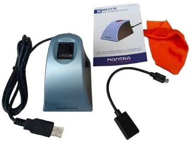MANTRA MFS110 L1 FINGERPRINT SCANNER + 1 Year RD + Free Micro Otg By BR Time & Attendance