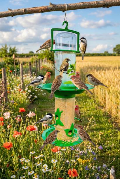 Velvora Living Tube Bird Feeder