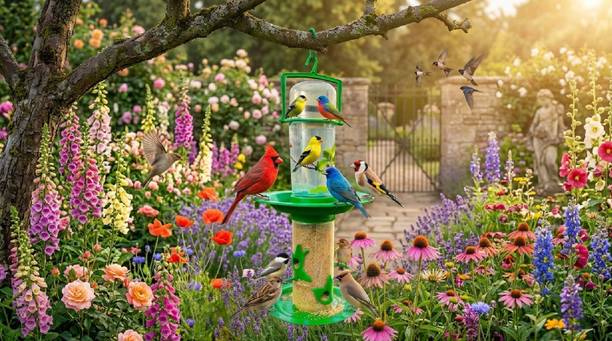 Velvora Living Tube Bird Feeder