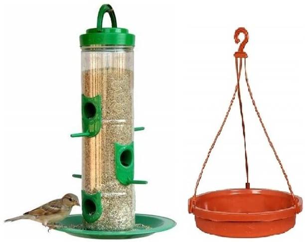 Ronofic bada bird feeder & water red Window Bird Feeder Bird Feeder