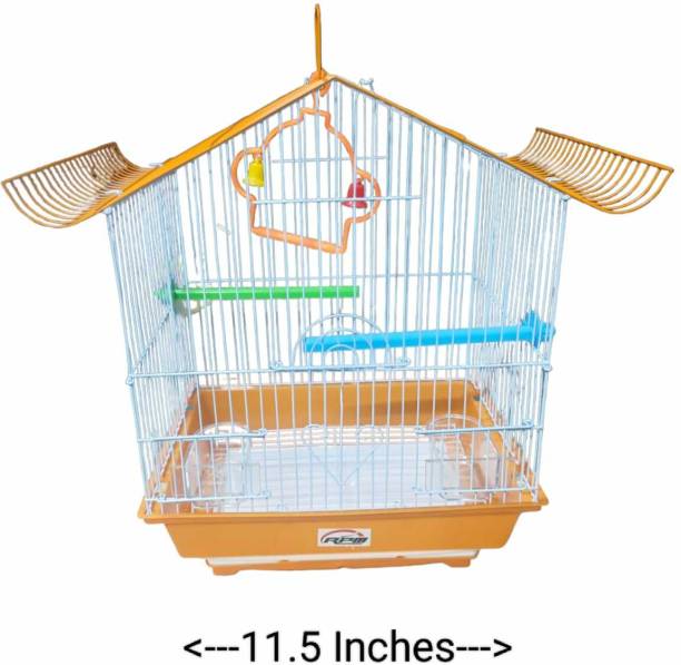 RPM Orange Tent Birds cage Bird House