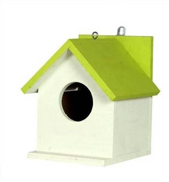 Worldwise House for Sparrow, Budgies & Finches with Air Ventilation and Mounting Hook Bird House
