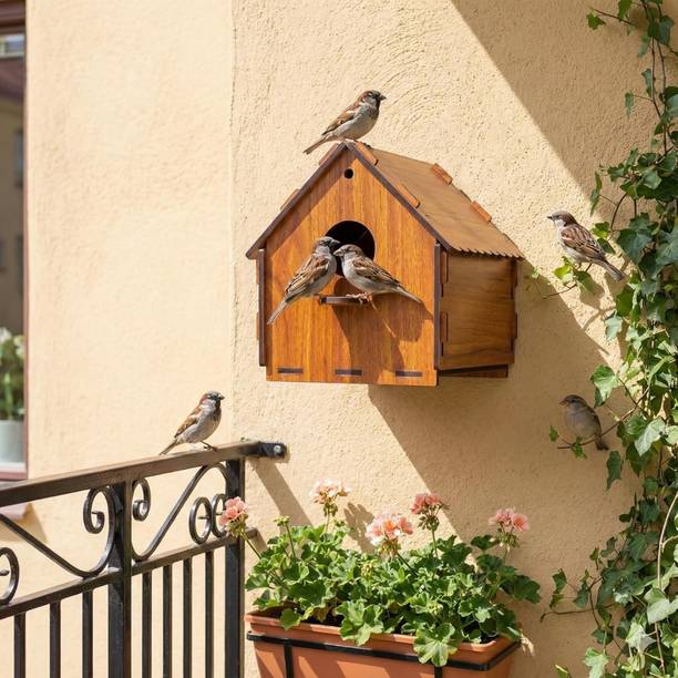 reezle WoodWing hanging mini bird house Bird House