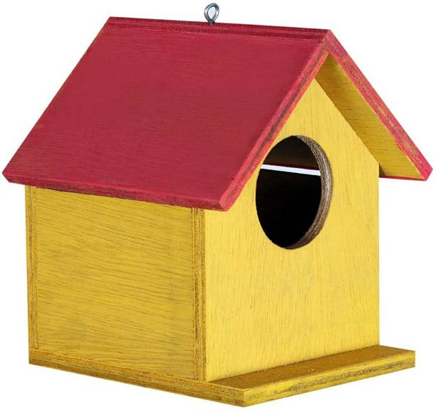 Cj farms and agritech Bird House for Balcony and Garden Hanging for Love Birds, Sparrow, Hummingbird Bird House