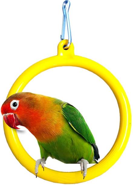 VAYINATO (Pack Of 2, Color May Vary) Bird Swing Toy for Love Birds, Parrot, Small Birds Bird Play Stand