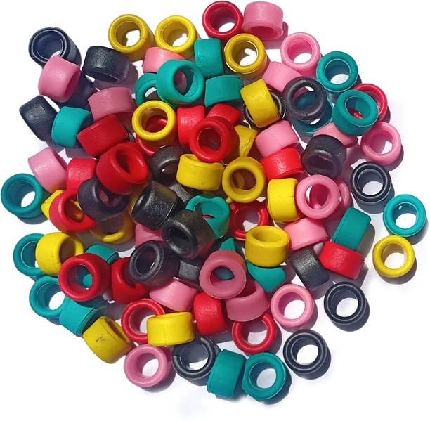 Kailash Pigeon Mix Hard Rubber Wide 30 Pcs Foot Ring Rubber Perch For Bird