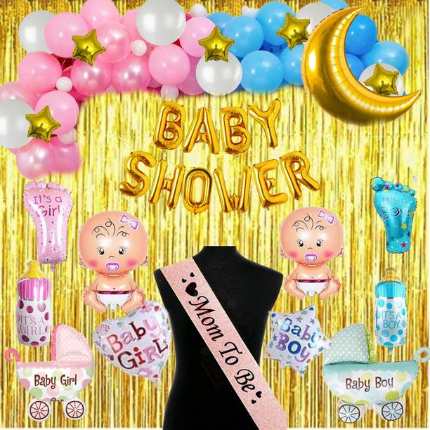 Inispire2Fashion Baby Shower Decoration Items - 73Pcs Baby Shower Decorations