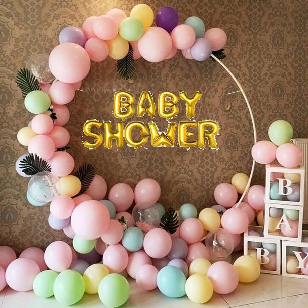 Dinipropz Baby Shower Decoration Items Set for Mom to Be - Foil Balloon