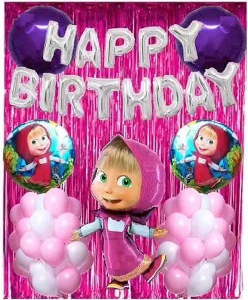 Shmaya Masha and the bear theme birthday combo-pack of 49