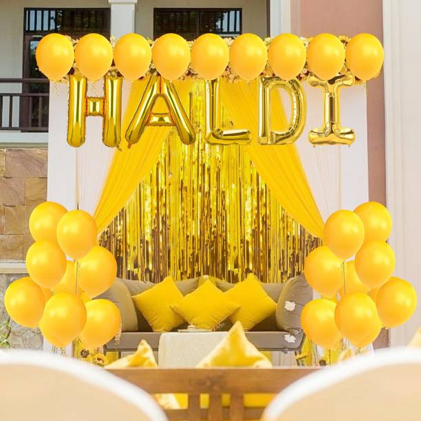 ZYOZI Pack 28 Haldi Ceremony Decoration,Haldi Ceremony Decoration Kit Photoshoot Props
