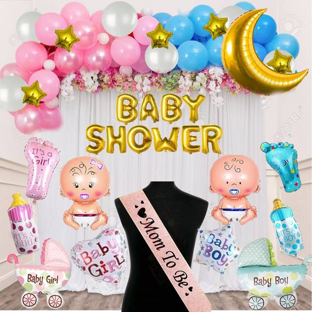 Inispire2Fashion Baby Shower Decoration Items - 73Pcs Baby Shower Decorations