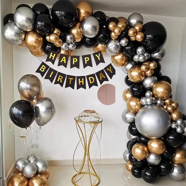lala balloon Awesome Crome Balloons Decoration Theme Set
