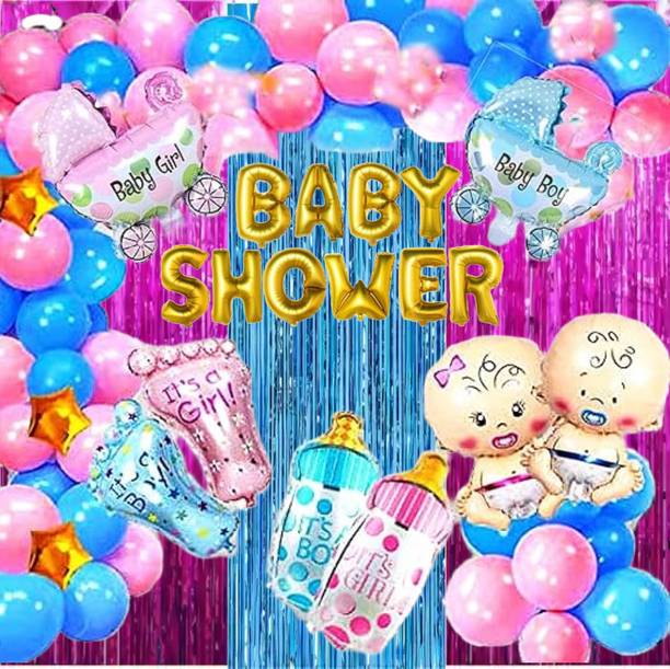 lala balloon Baby Shower Decoration Items - 56Pcs Baby Shower Decorations