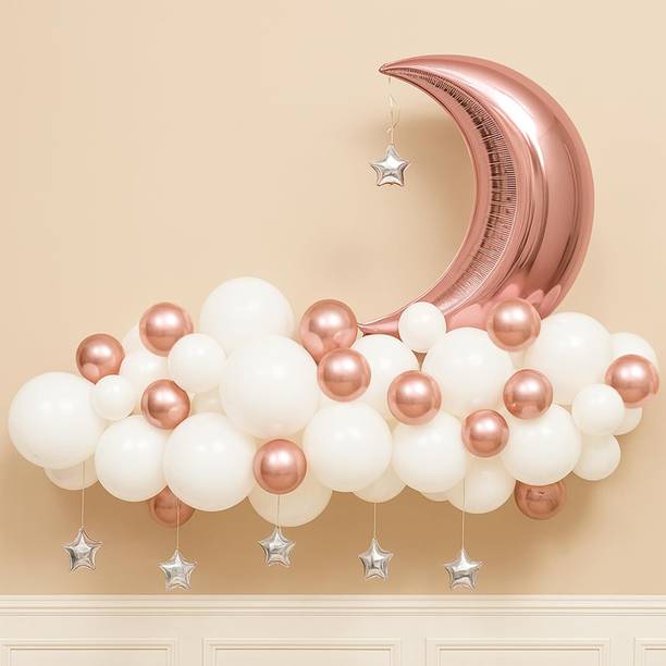 TOYXE Solid Rose Gold Balloon Decoration Kit Balloon